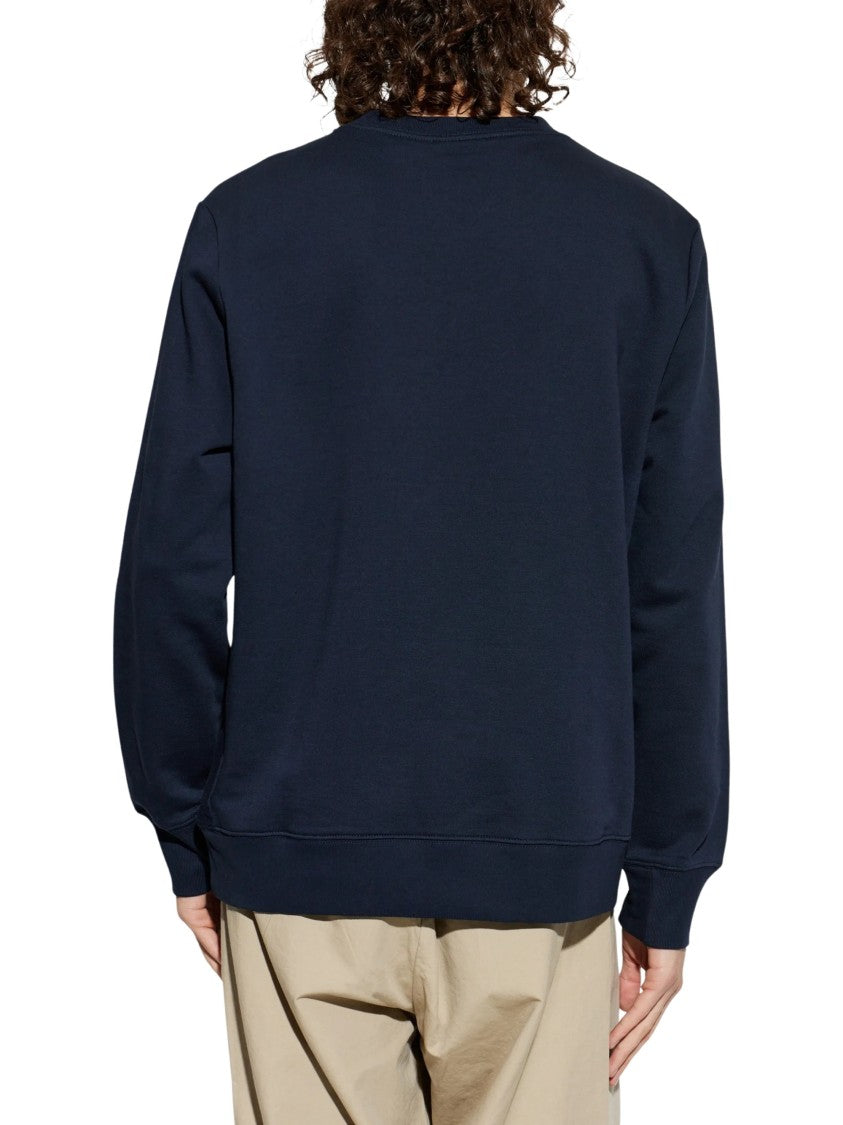 Paul Smith Deep Navy Sweatshirt With Embroidered Zebra Patch