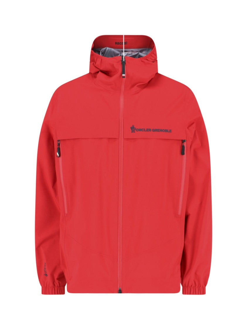Moncler Grenoble Red Shipton Gore-Tex Hooded Waterproof Jacket