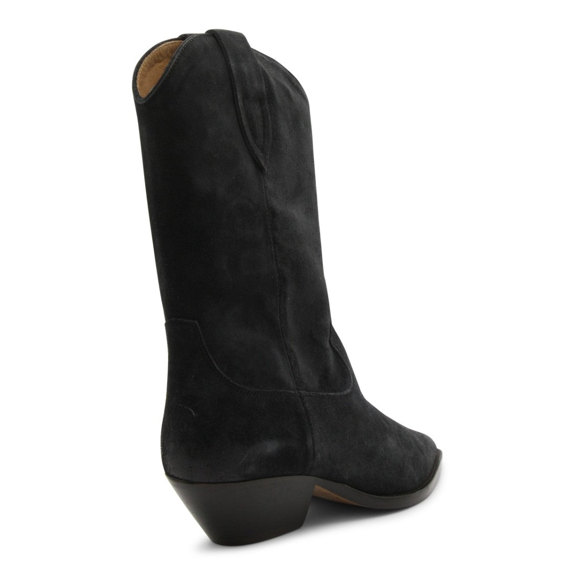 Isabel Marant Black Leather Cowboy Boots