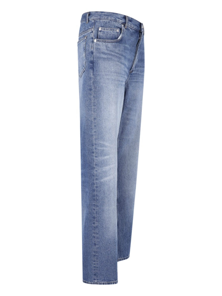 A.P.C. Blue Straight-Leg Cotton Denim Jeans
