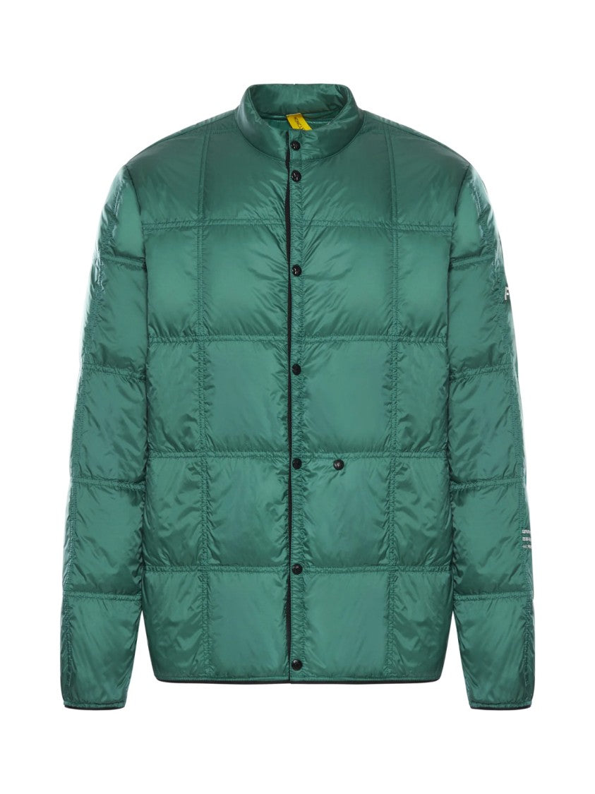 Moncler Quilted Dark Green Down Jacket