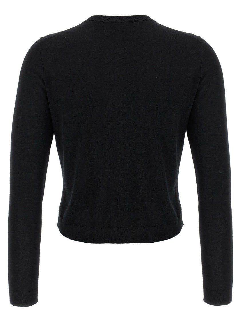 Theory Wool Cropped Cardigan