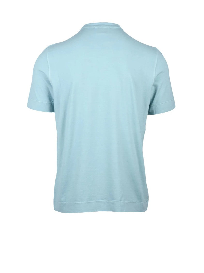 Alpha Studio Aqua Cotton Elastane Stretch Henley