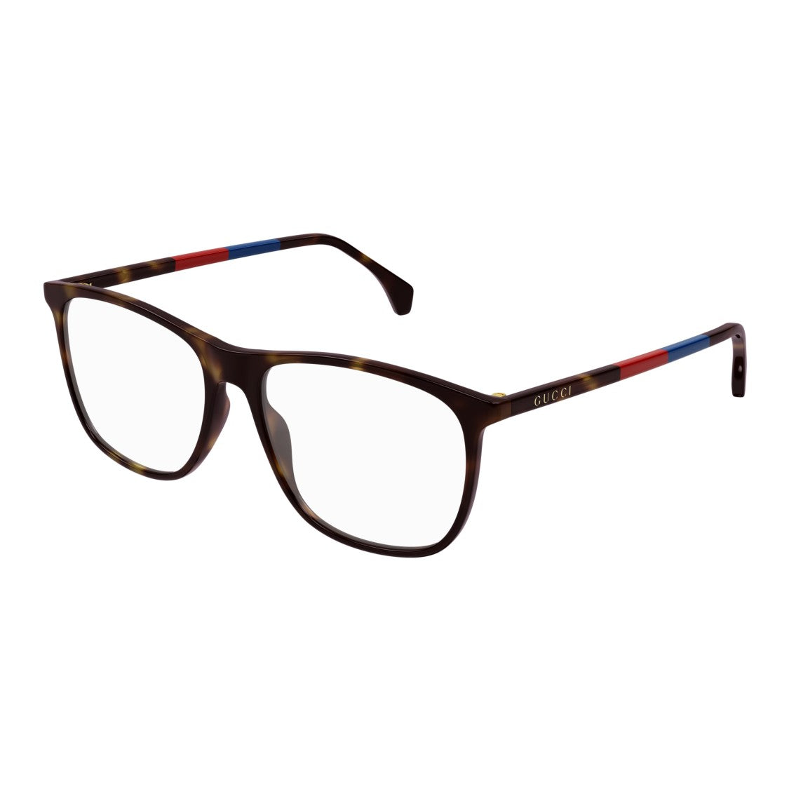 Gucci Gg0554o Tortoiseshell Square Frame Eyeglasses
