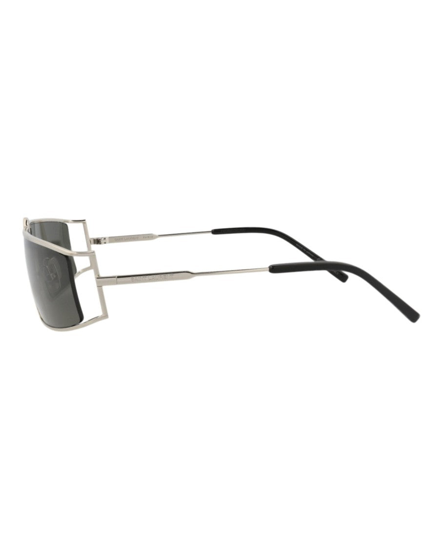 Saint Laurent Square-Frame Metal Sunglasses With Non-Polarized Lenses