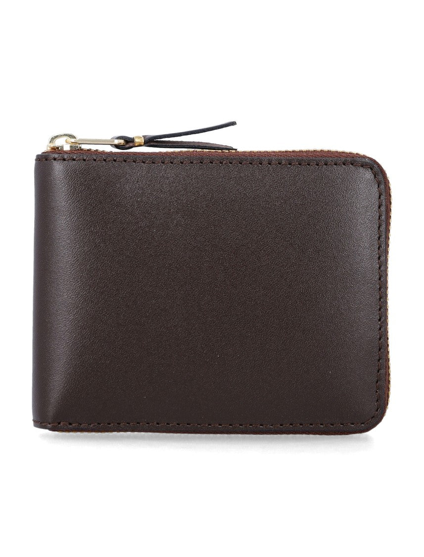 Comme Des Garçons Smooth Leather Compact Zip-Around Wallet