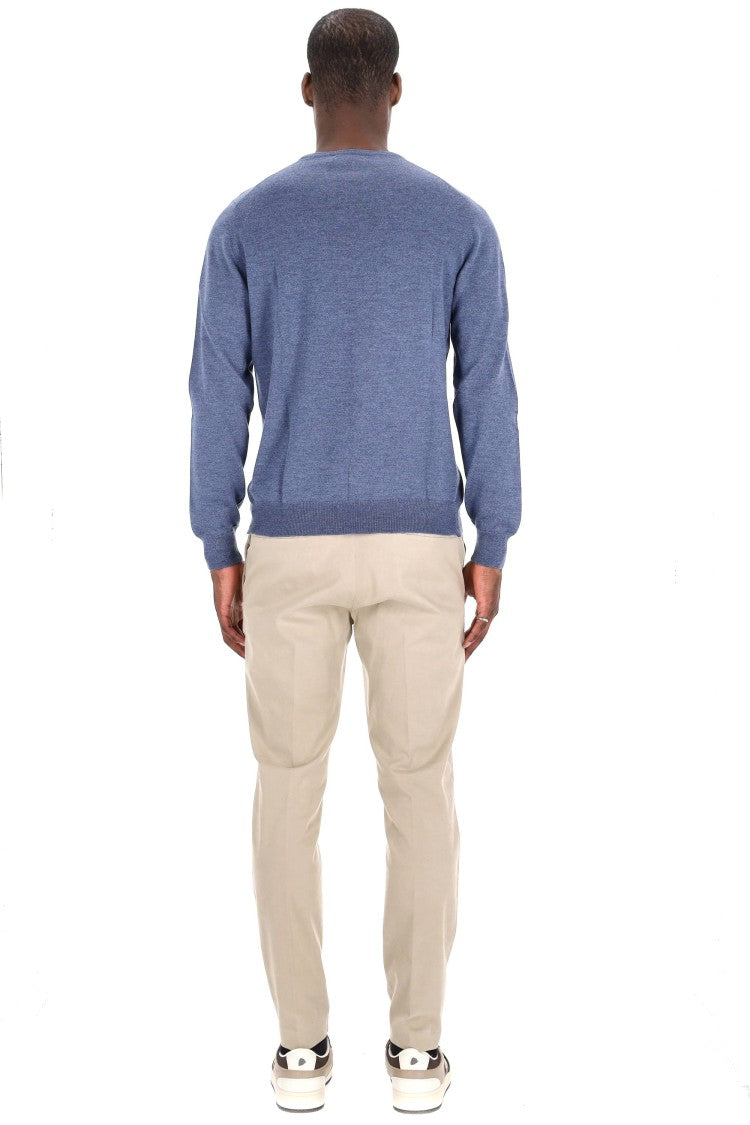 Barba Merino Wool Crewneck Sweater