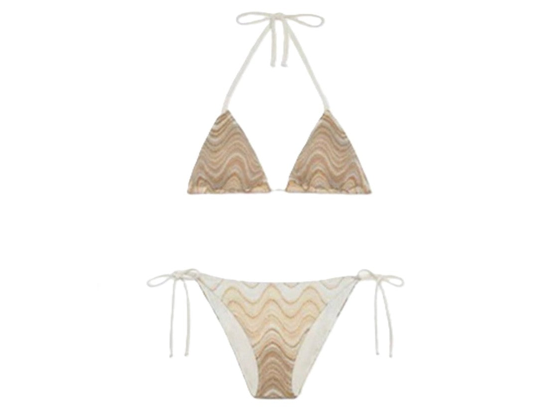 Mc2 Saint Barth Two-Piece Bikini With Classic Triangle Top