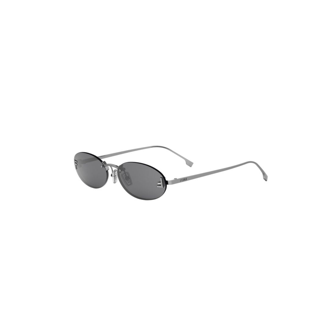 Fendi Fe4075us Oval Metal Sunglasses