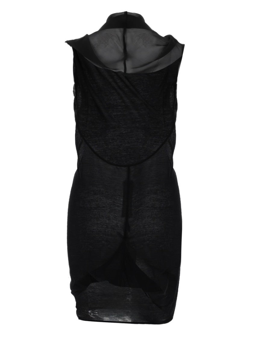 Rick Owens Sunburn Halter Cowl Open Back Top