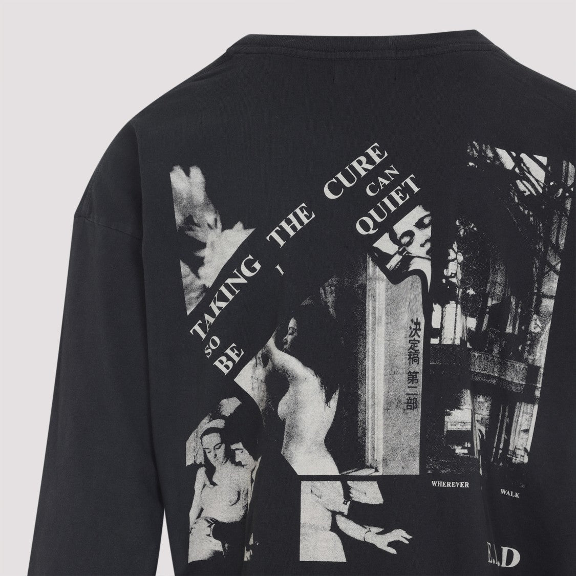 Enfants Riches Déprimés Take The Cure Ls Black Cotton T-Shirt