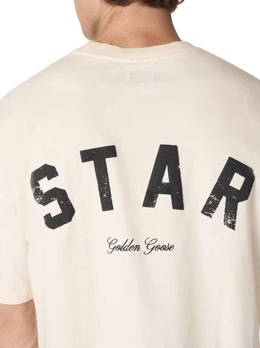 Golden Goose Star Vintage Treatment Distressed Cotton T-Shirt