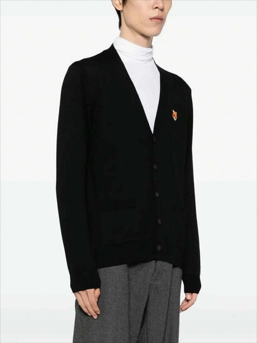 Maison Kitsuné Classic V-Neck Button-Down Cardigan