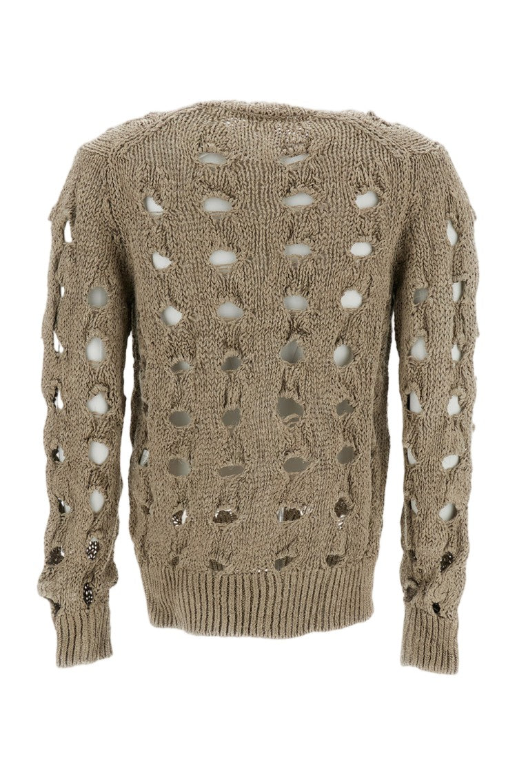 Comme Des Garçons Short Perforated Cardigan