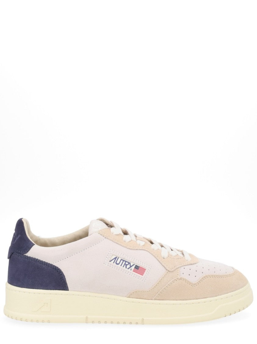 Autry Medalist Low Retro Suede Panels Sneakers