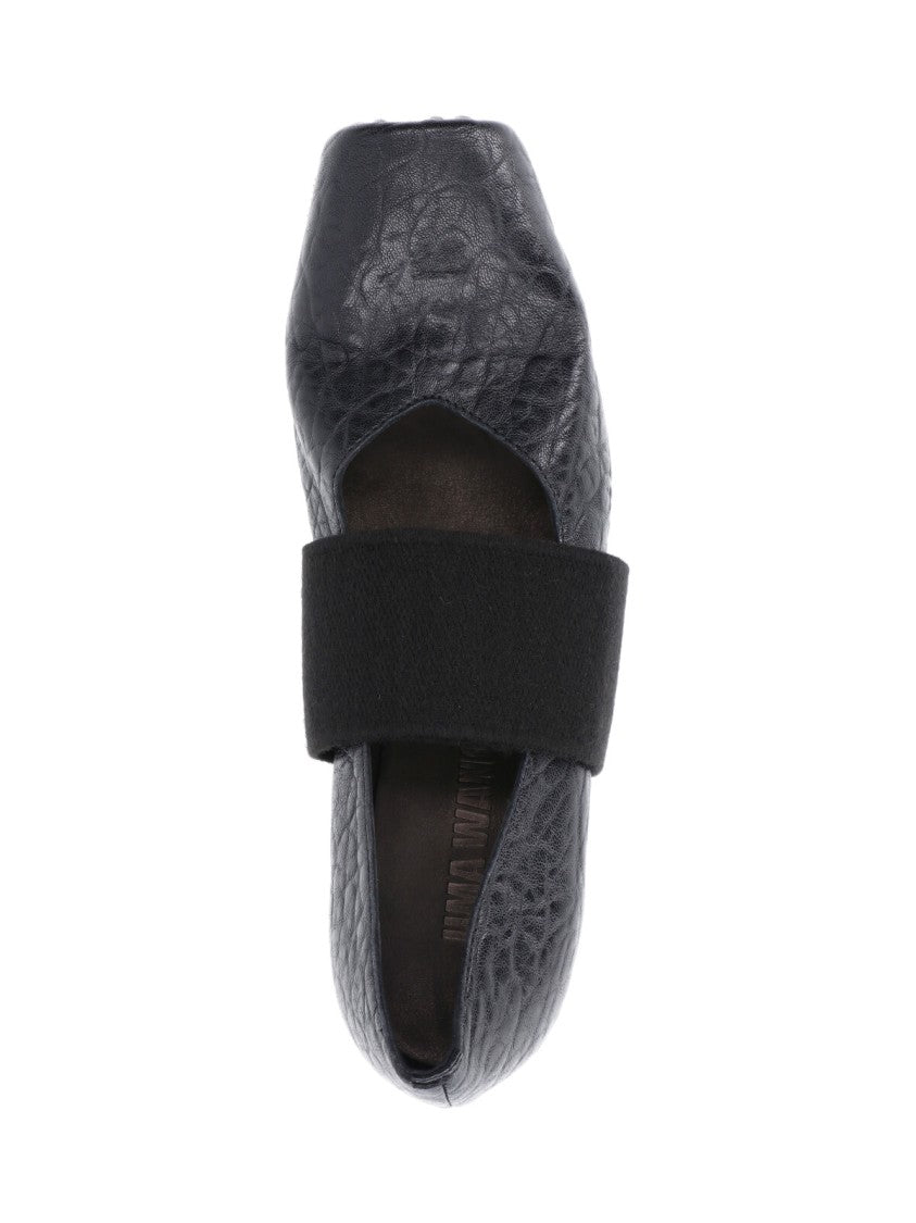 Uma Wang Heeled Ballerinas – Black