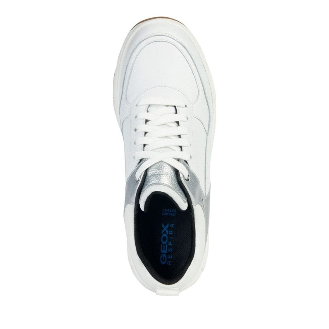 Geox Spherica 4X4 Abx White Leather Sneakers