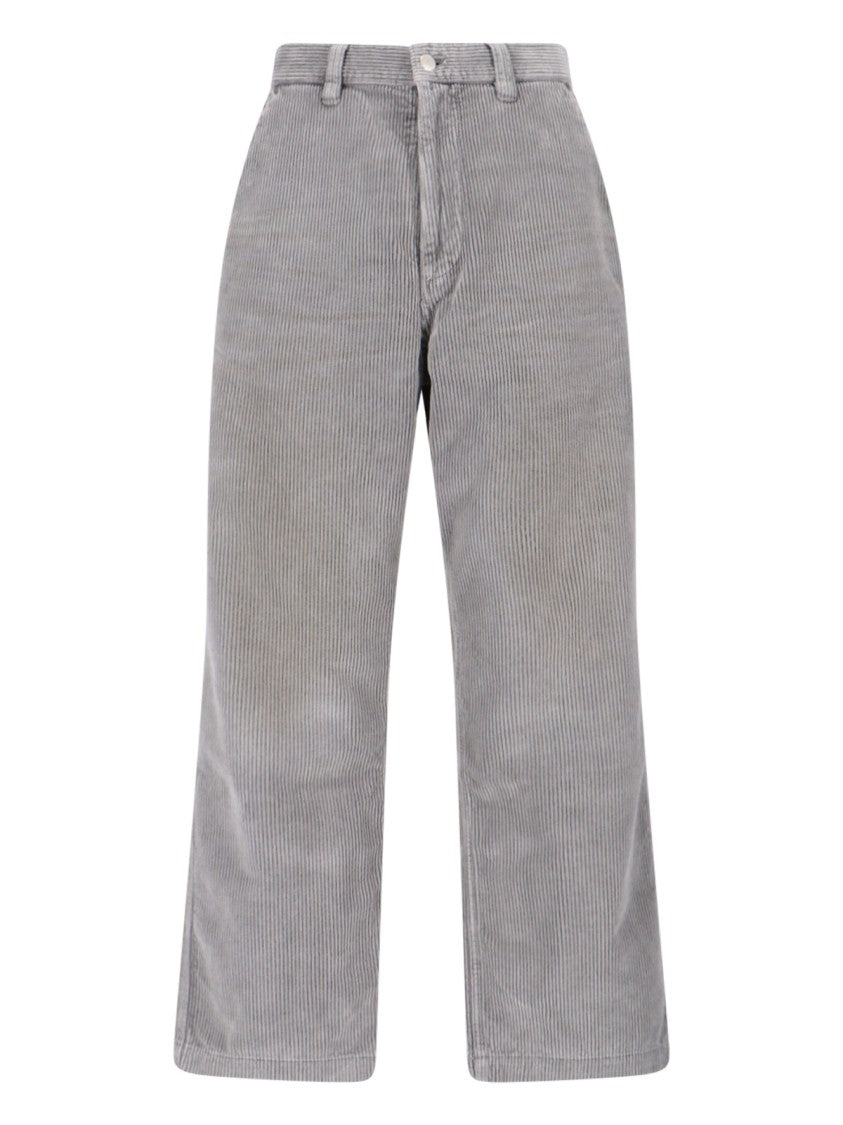 Mfpen Tailored Grey Trousers With Minimalist Silhouette