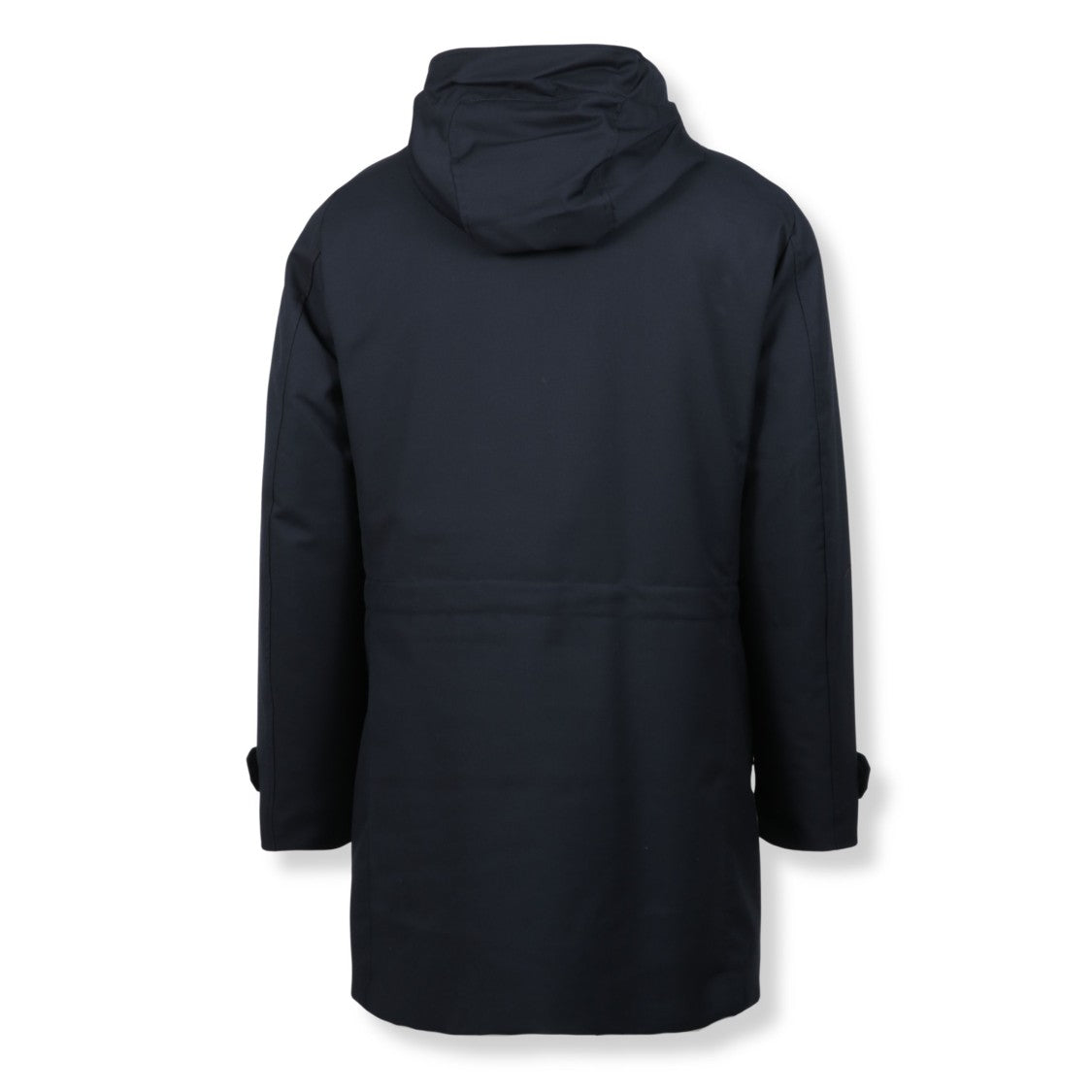 Moorer Structured High Collar Jacket With Front Zip Closure