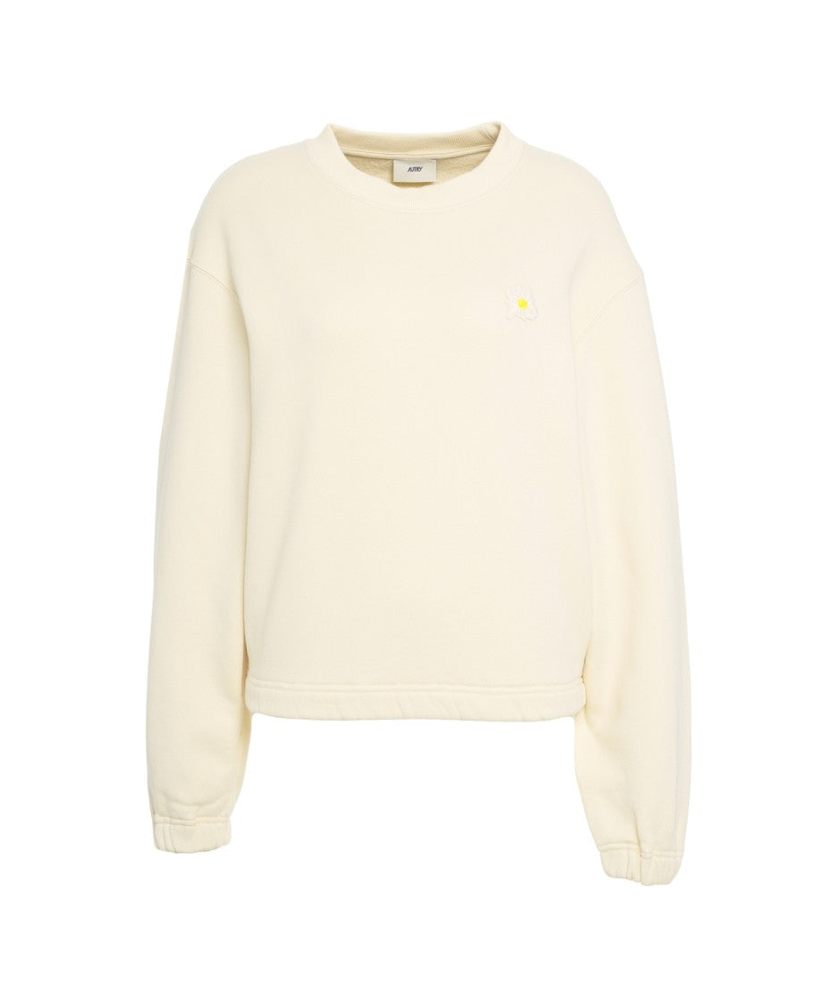 Autry Embroidered Detail Oversized Sweatshirt