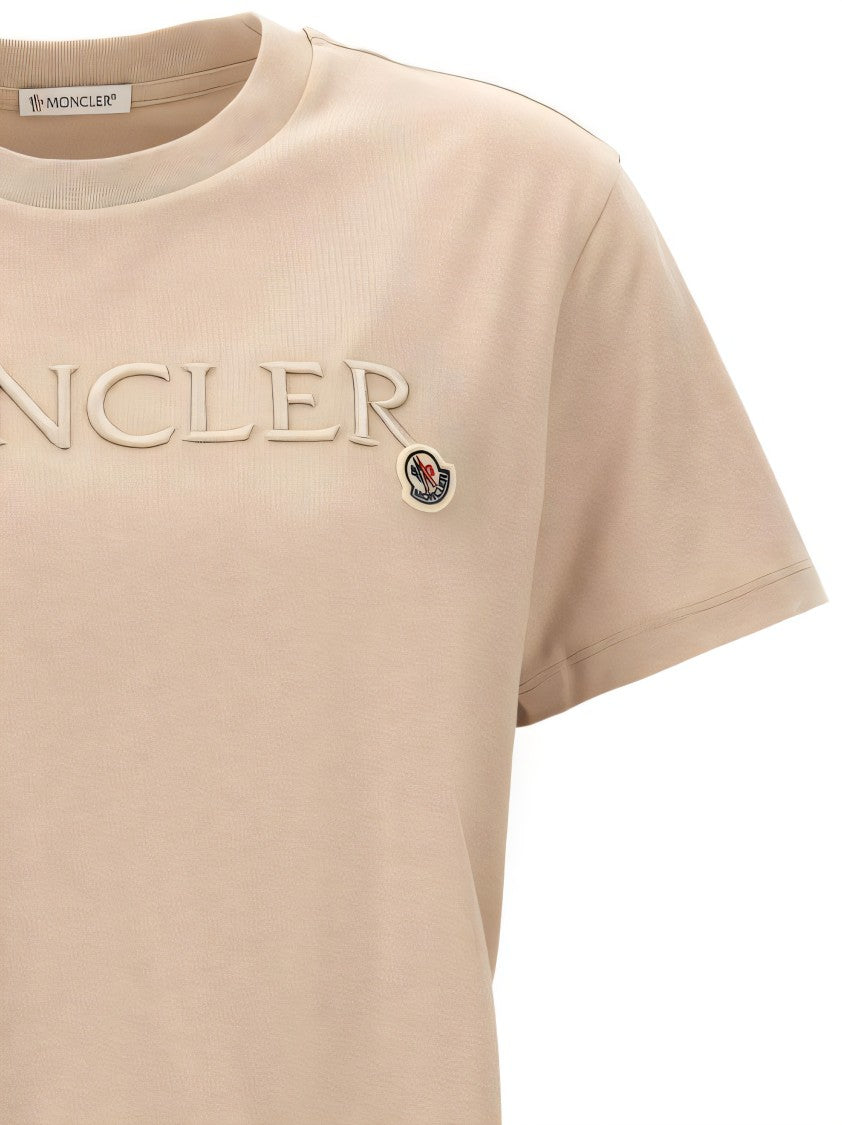 Moncler Classic Crew Neck T-Shirt With Raised Branding