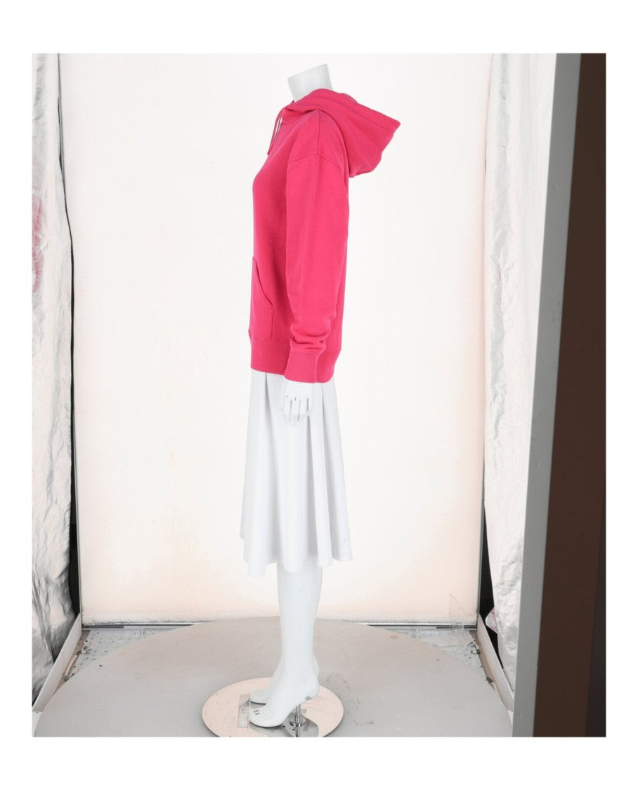 Givenchy Fitted Pink Hoodie With Embroidered Daisy Logo