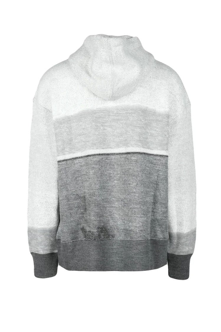 Palm Angels Grayscale Photographic Print Knit Sweatshirt