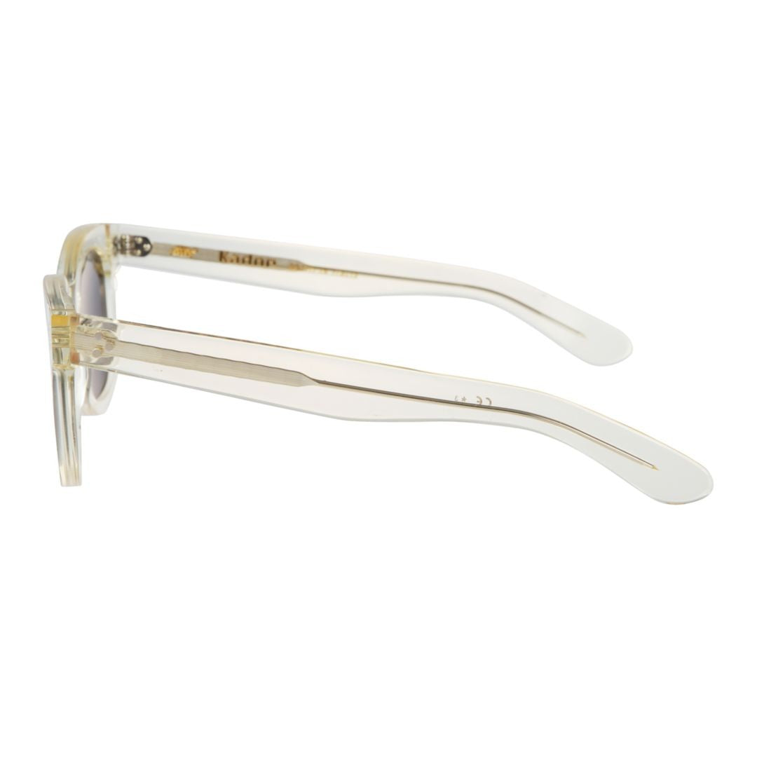 Kador Heritage Translucent Square-Frame Sunglasses With Dark Lenses