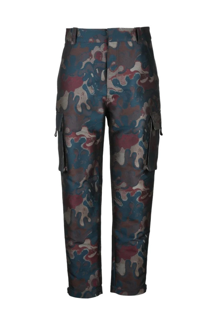Dior Polyamide Pvc Cargo Pants - Blue