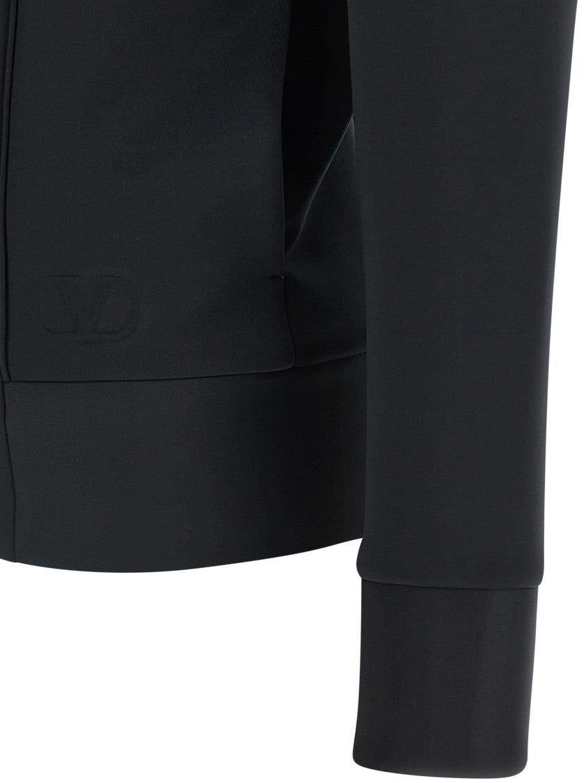 Valentino Garavani Vlogo 3D Zip Hoodie