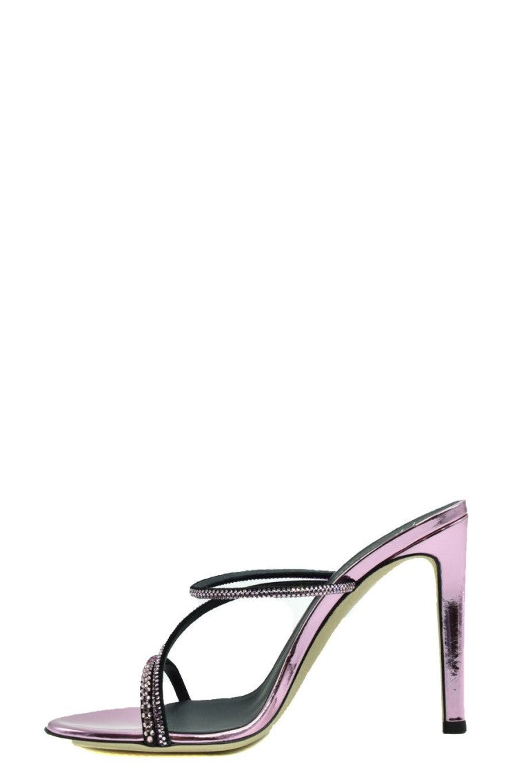 Giuseppe Zanotti Sleek High-Heeled Sandals Rhinestone-Embellished Straps
