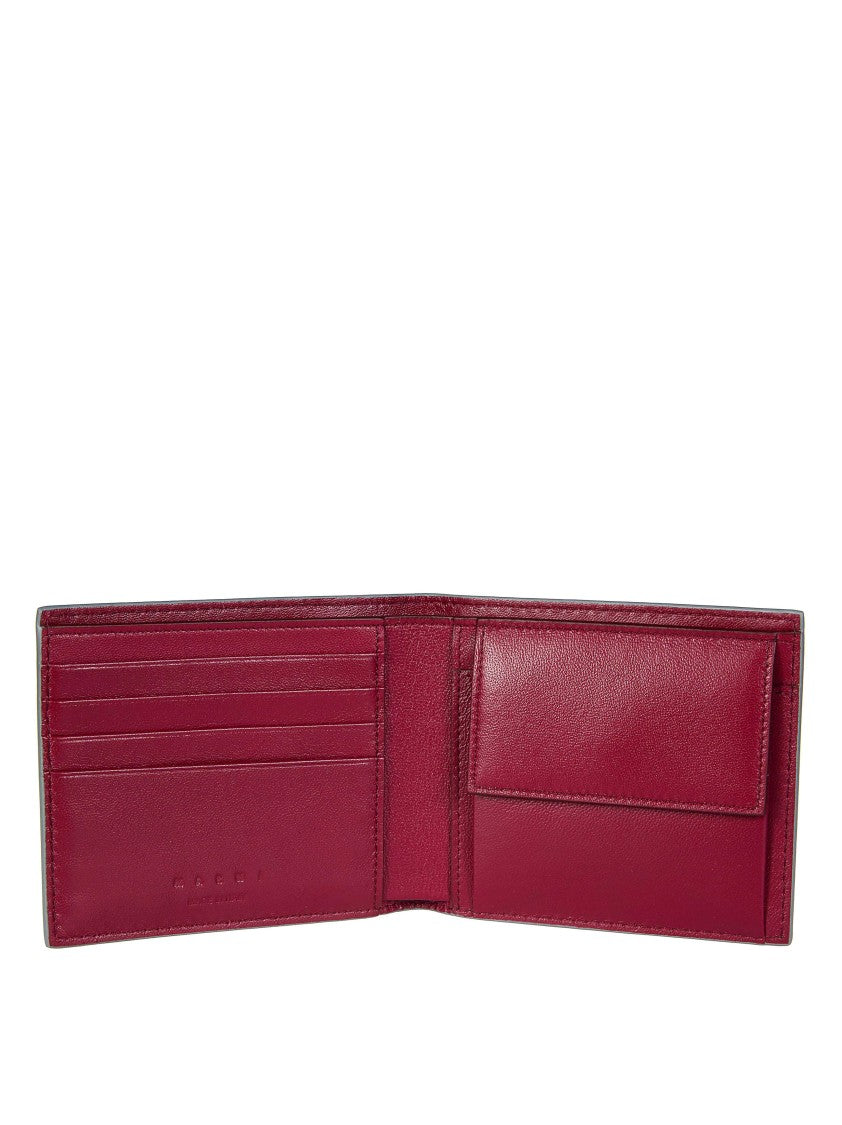 Marni Light Neutral Bifold Contrast Stitching Wallet