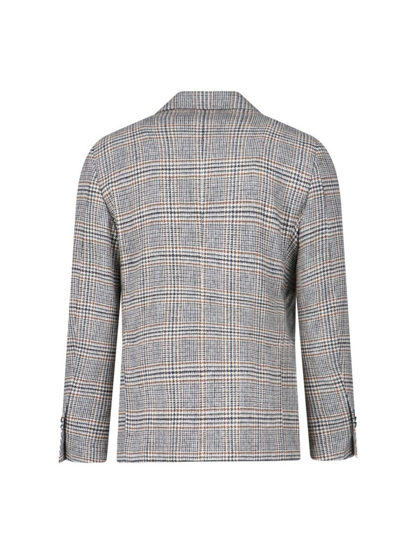 Lardini Single-Breasted Blazer – Grey