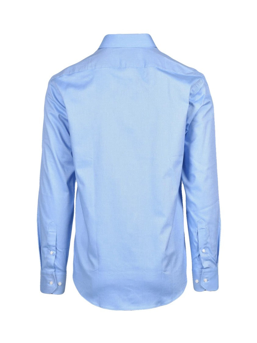 Boss Light Blue Easy Iron Stretch Cotton Shirt