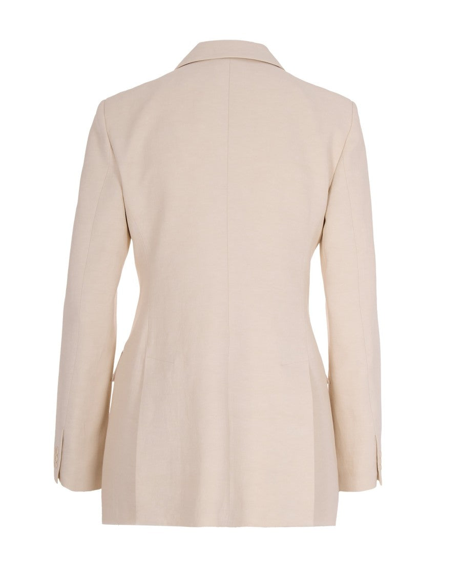 P.A.R.O.S.H. Sand Double-Breasted Blazer
