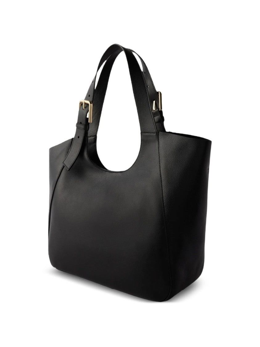 Furla Dora M Tote Smooth Leather Buckle Bag