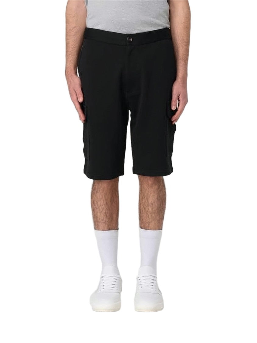 Brunello Cucinelli Tailored Black Shorts With Cargo Pockets