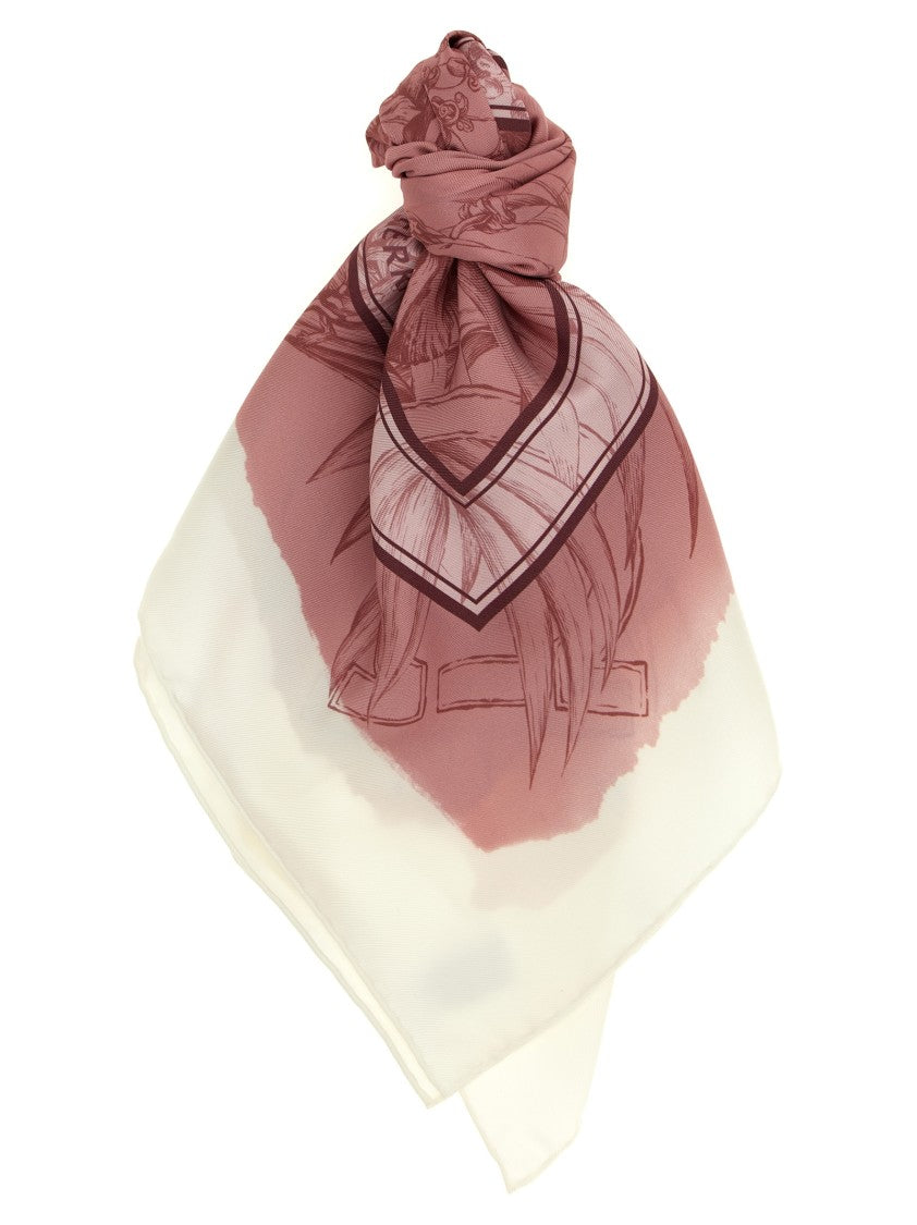 Ferragamo 'Gravure' Print Scarf