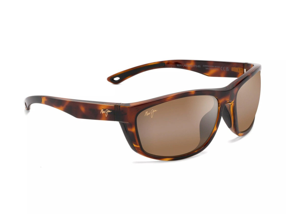 Maui Jim Grey Nuu Landing Rectangular Sunglasses