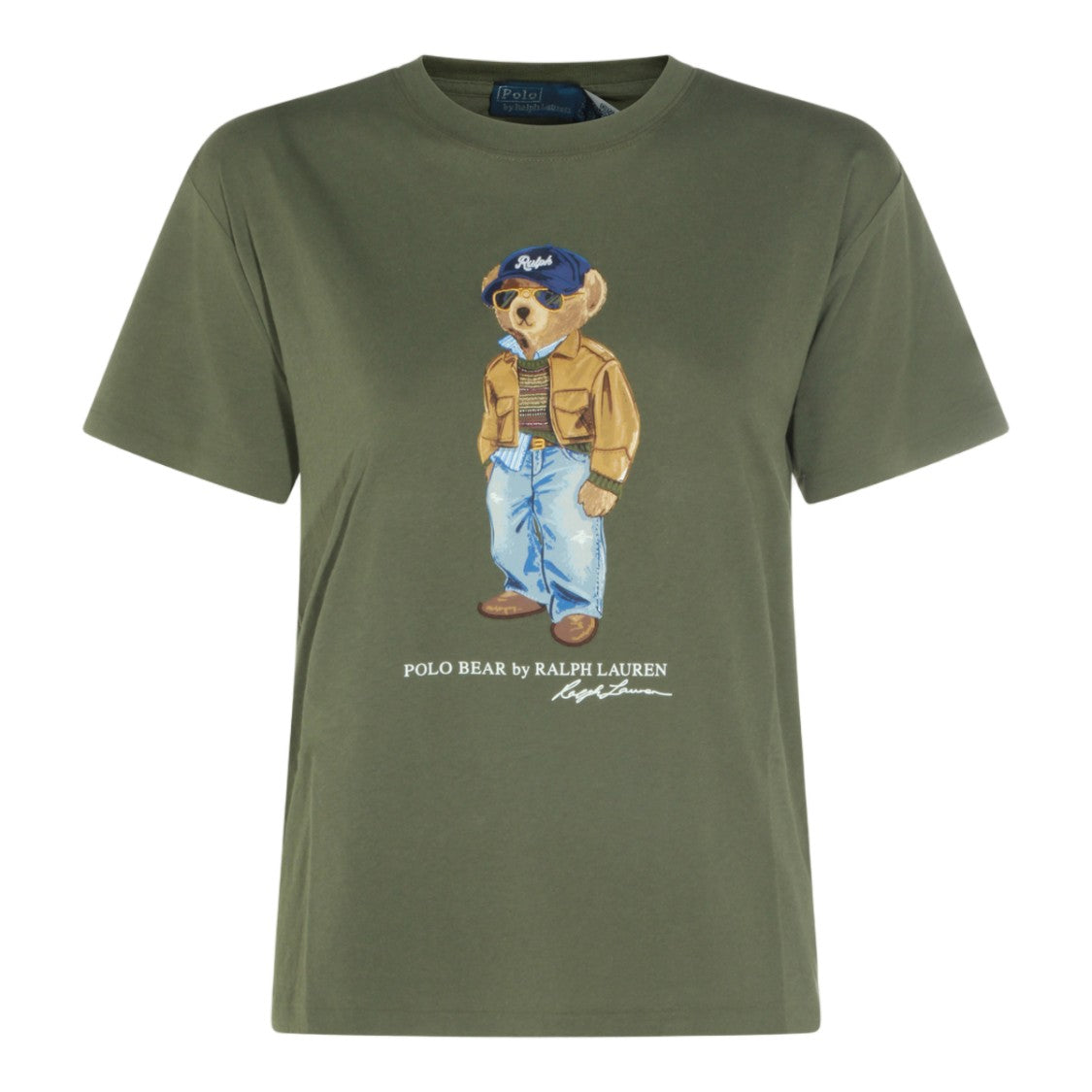 Polo Ralph Lauren Casual Short-Sleeved T-Shirt With Unique Bear Graphic