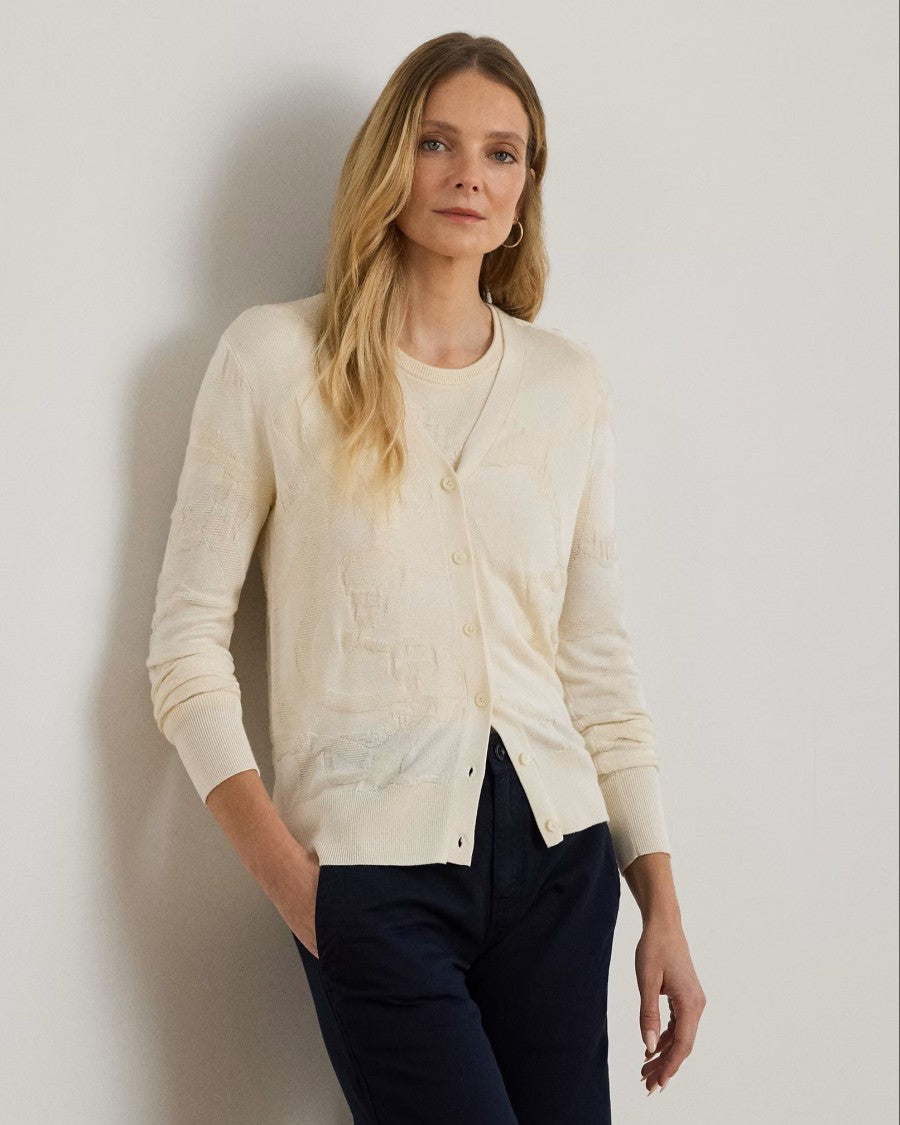 Lauren Ralph Lauren Denzel Long Sleeve Cardigan