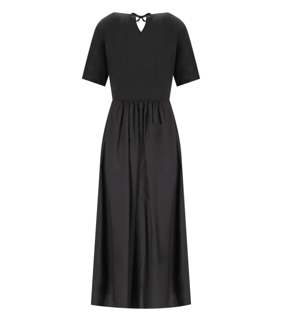 Max Mara Bronzo Black Long Dress