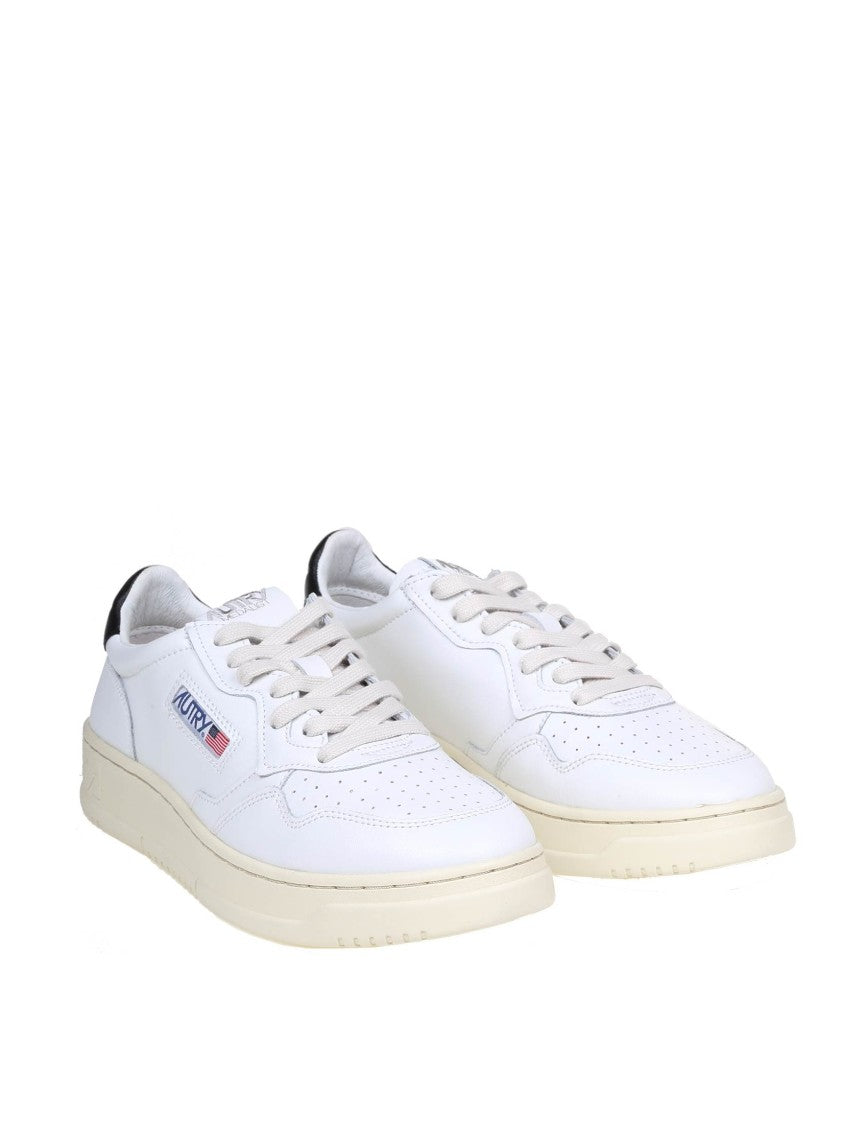 Autry Black And White Leather Sneakers