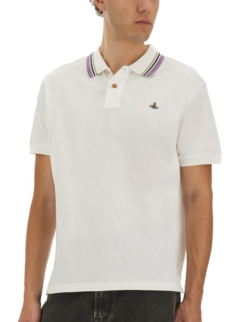 Vivienne Westwood Cotton Pique Polo Shirt