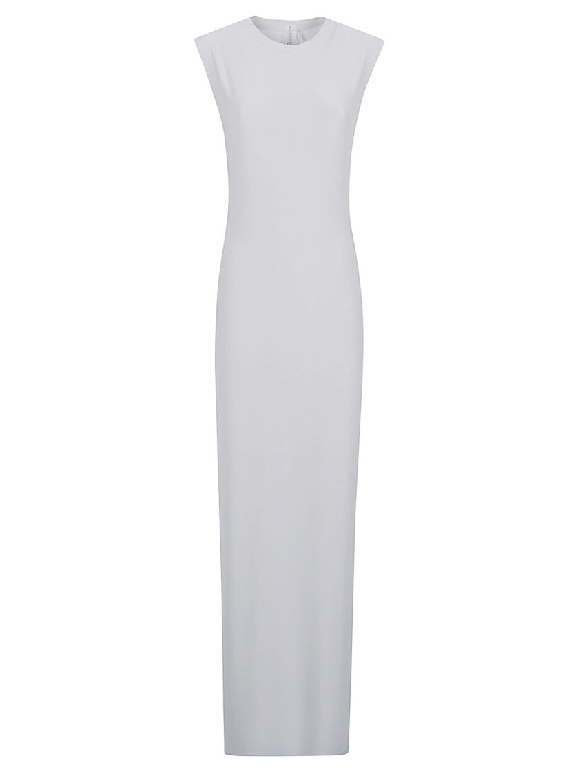 Norma Kamali Sleeveless High Neck Maxi Day Dress