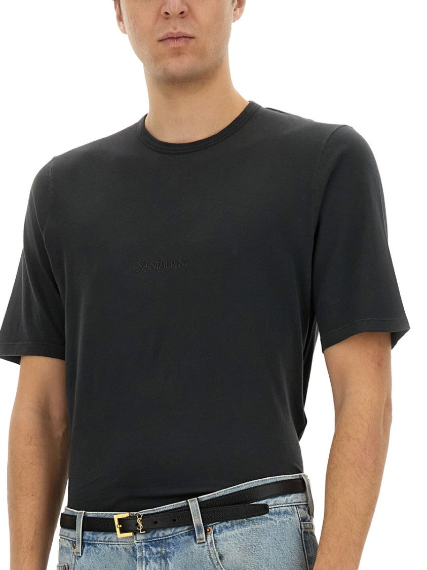Saint Laurent Regular Fit Short-Sleeve T-Shirt