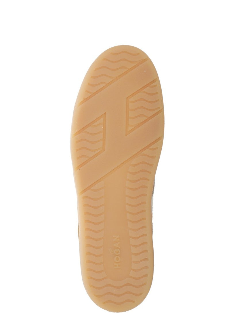 Hogan Brown Cool Suede Sneakers