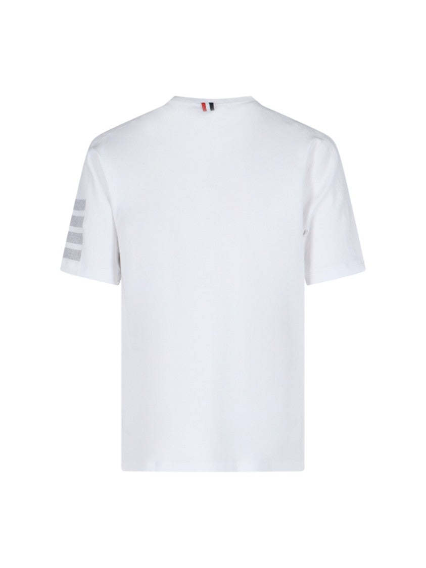 Thom Browne "4-Bar" T-Shirt – White