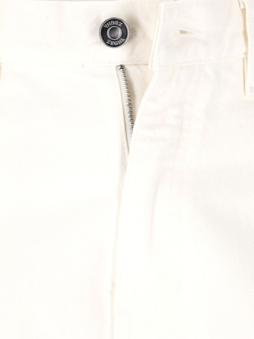 Zegna Straight Jeans – White
