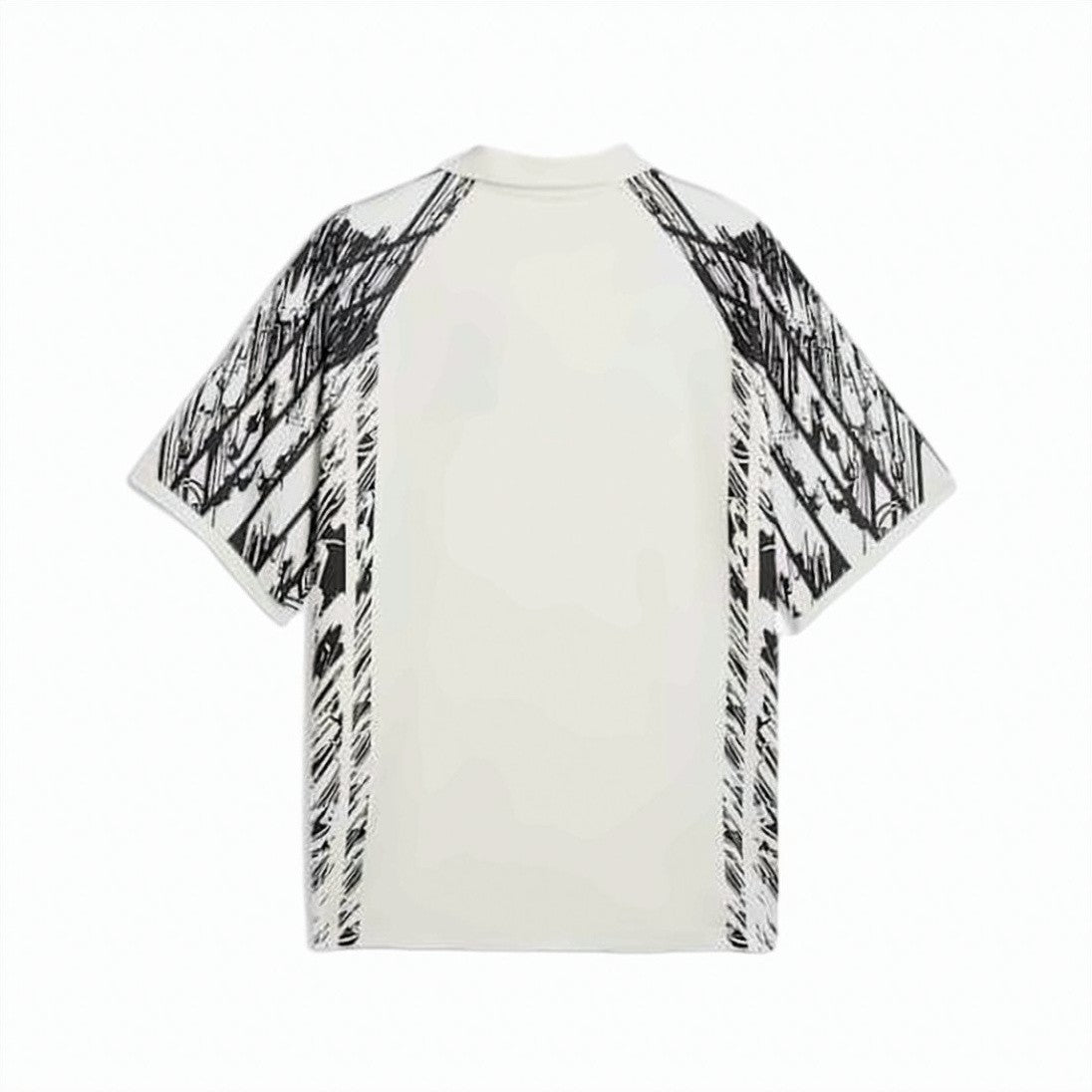 Puma Short-Sleeve Graphic Training Shirt With Polo Collar